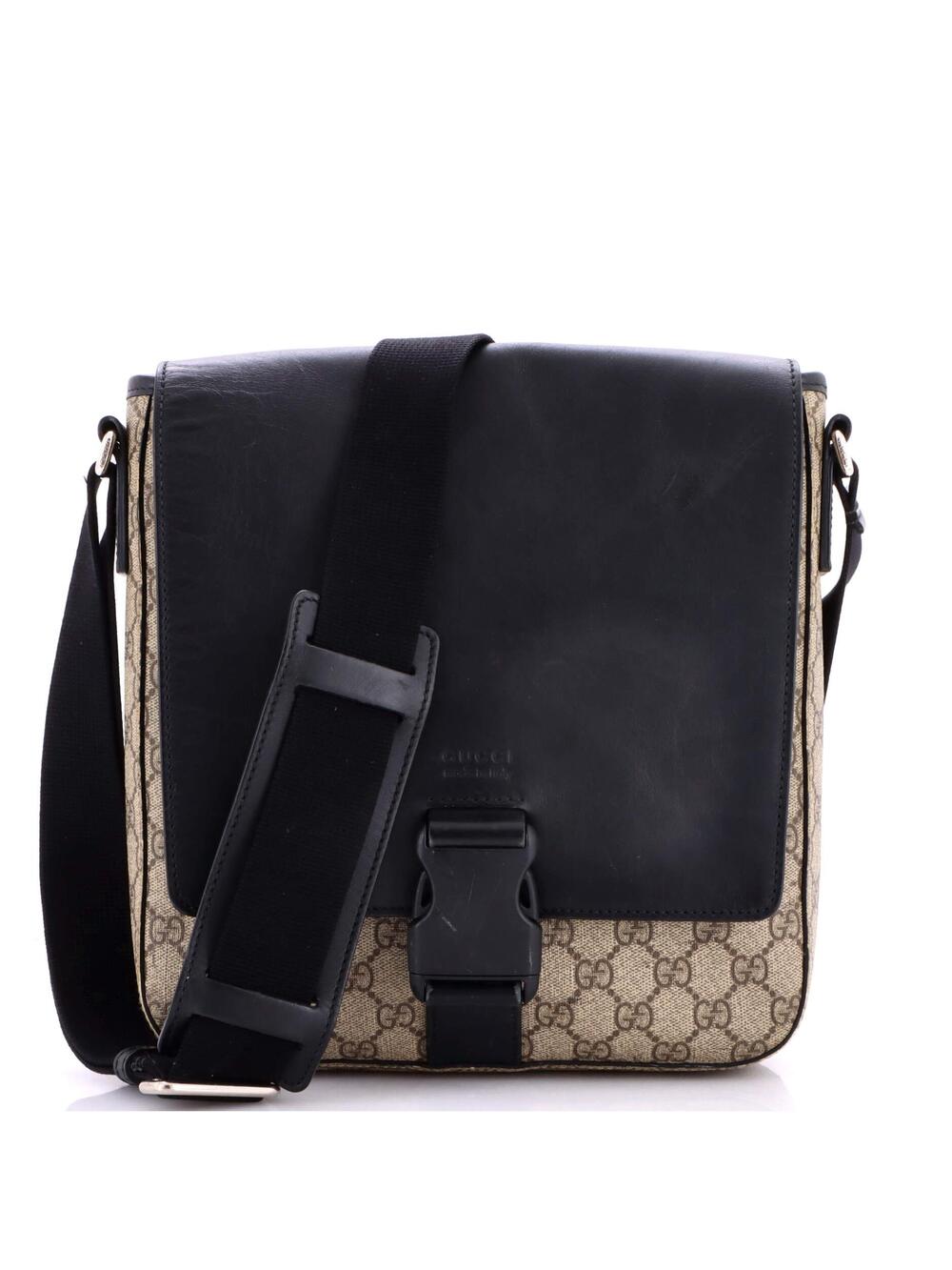 Gucci Buckle Flap Messenger Bag Gg #248604G95B